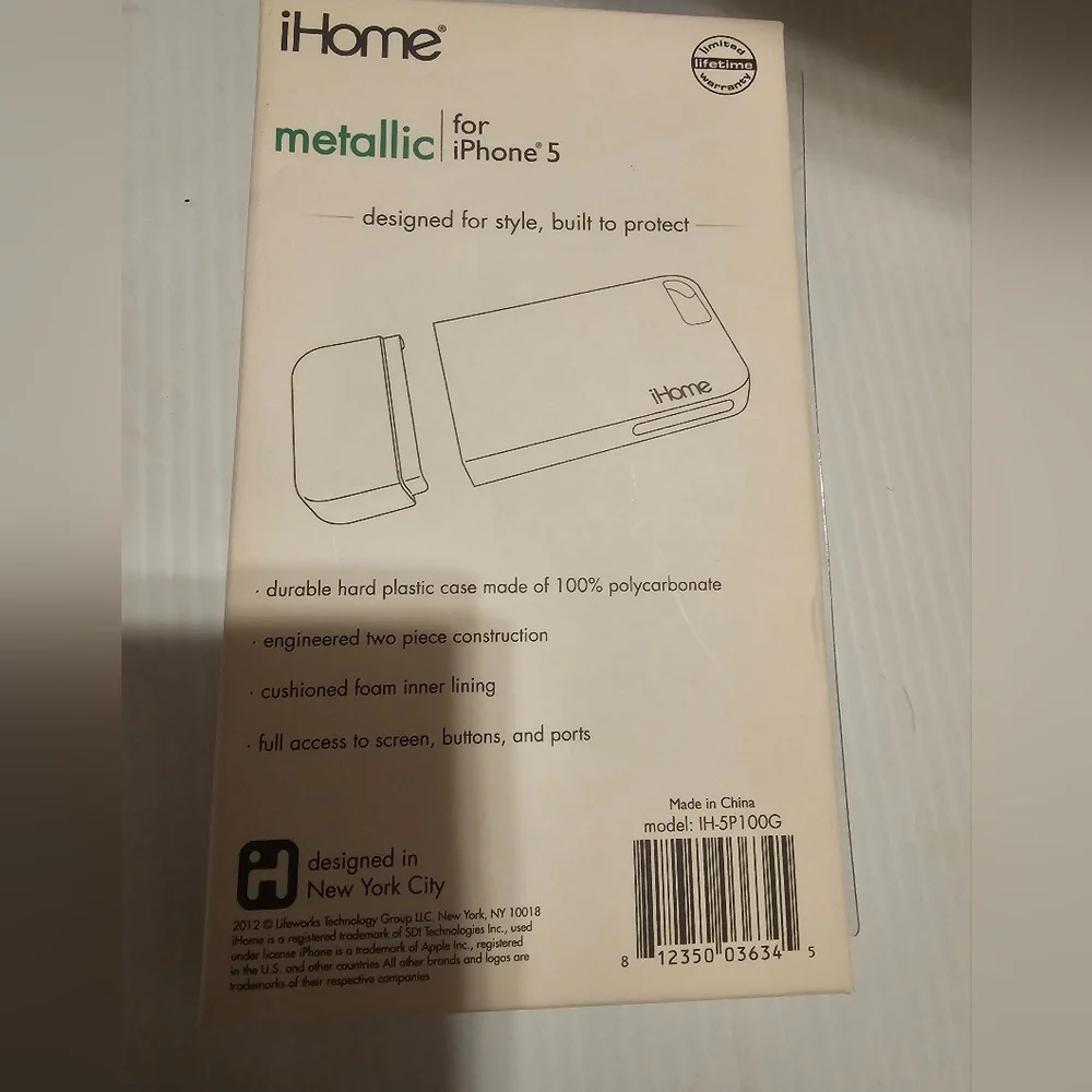 iHome Green Metallic iPhone 5 Case